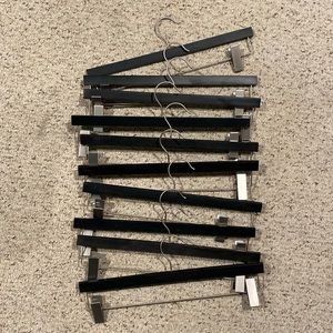 PACK of 10 wooden pants hangers